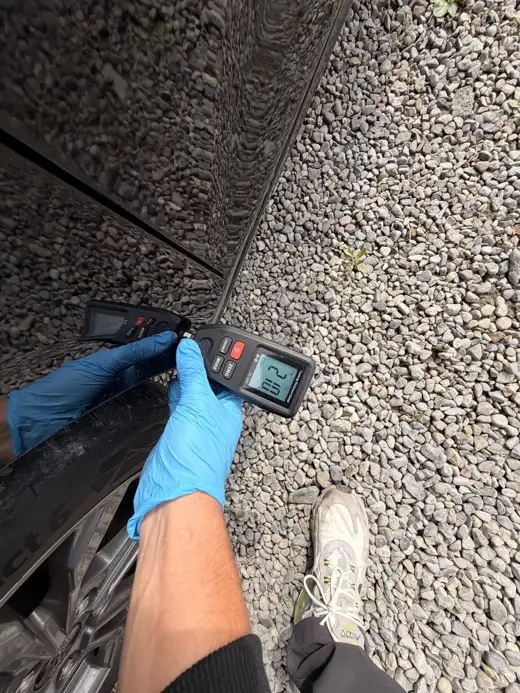 Paint depth reading, 2023 Ford Focus