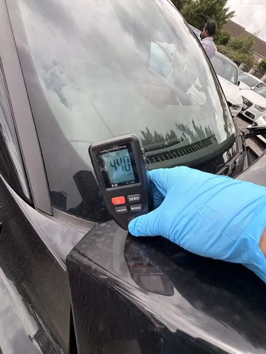 Paint depth reading, 2023 Ford Focus