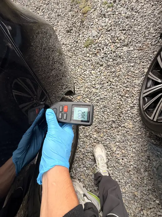 Paint depth reading, 2023 Ford Focus