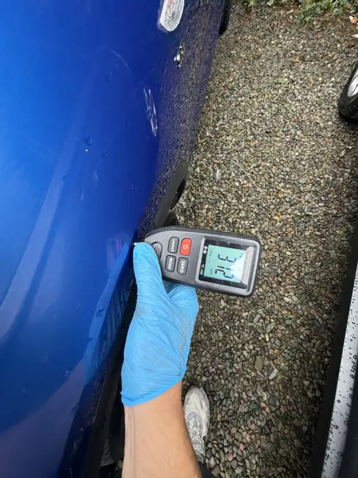 Paint depth reading, 2014 Vauxhall Mokka