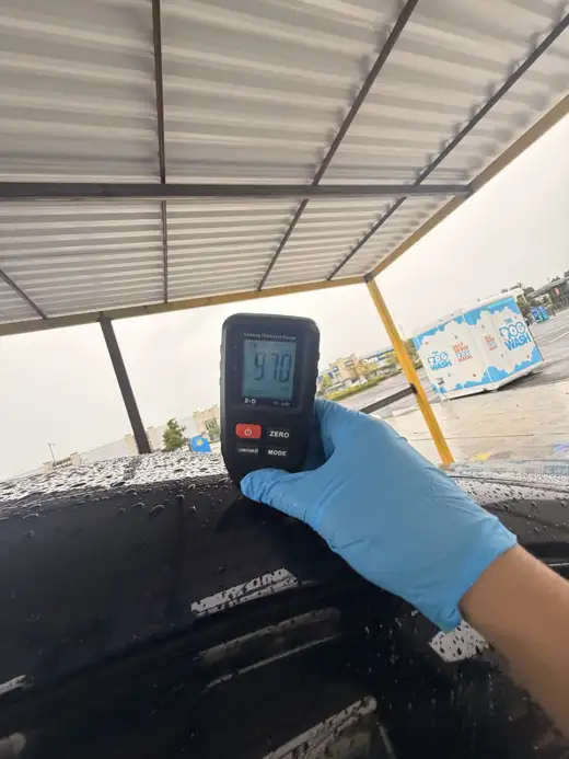Paint depth reading, 2015 Toyota Esquire