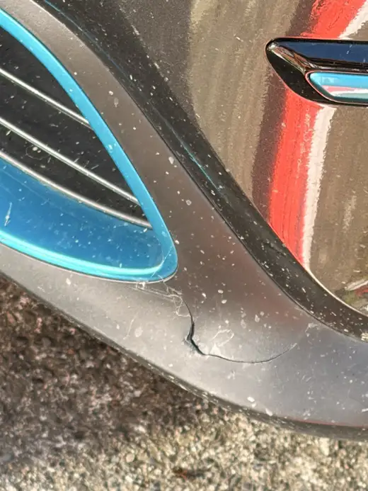 Cosmetic damage noted on the bodywork, 2021 Kia Niro EV