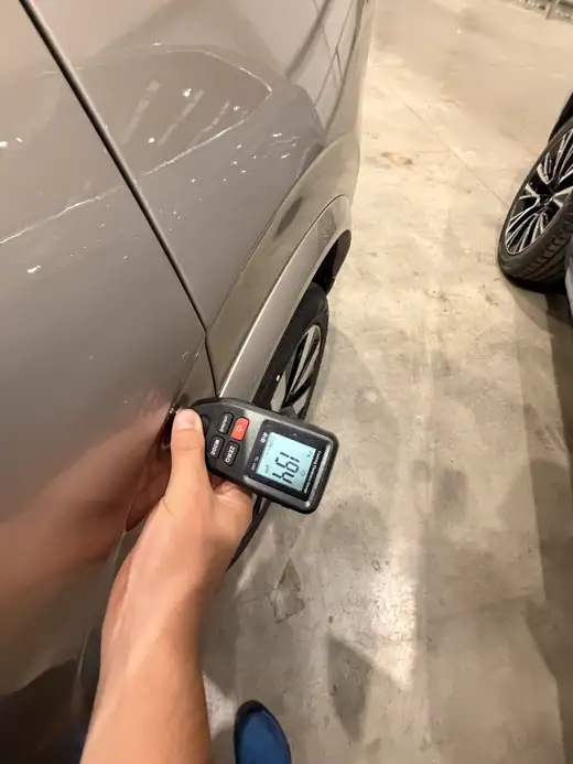 Paint depth reading, 2023 Volvo XC90
